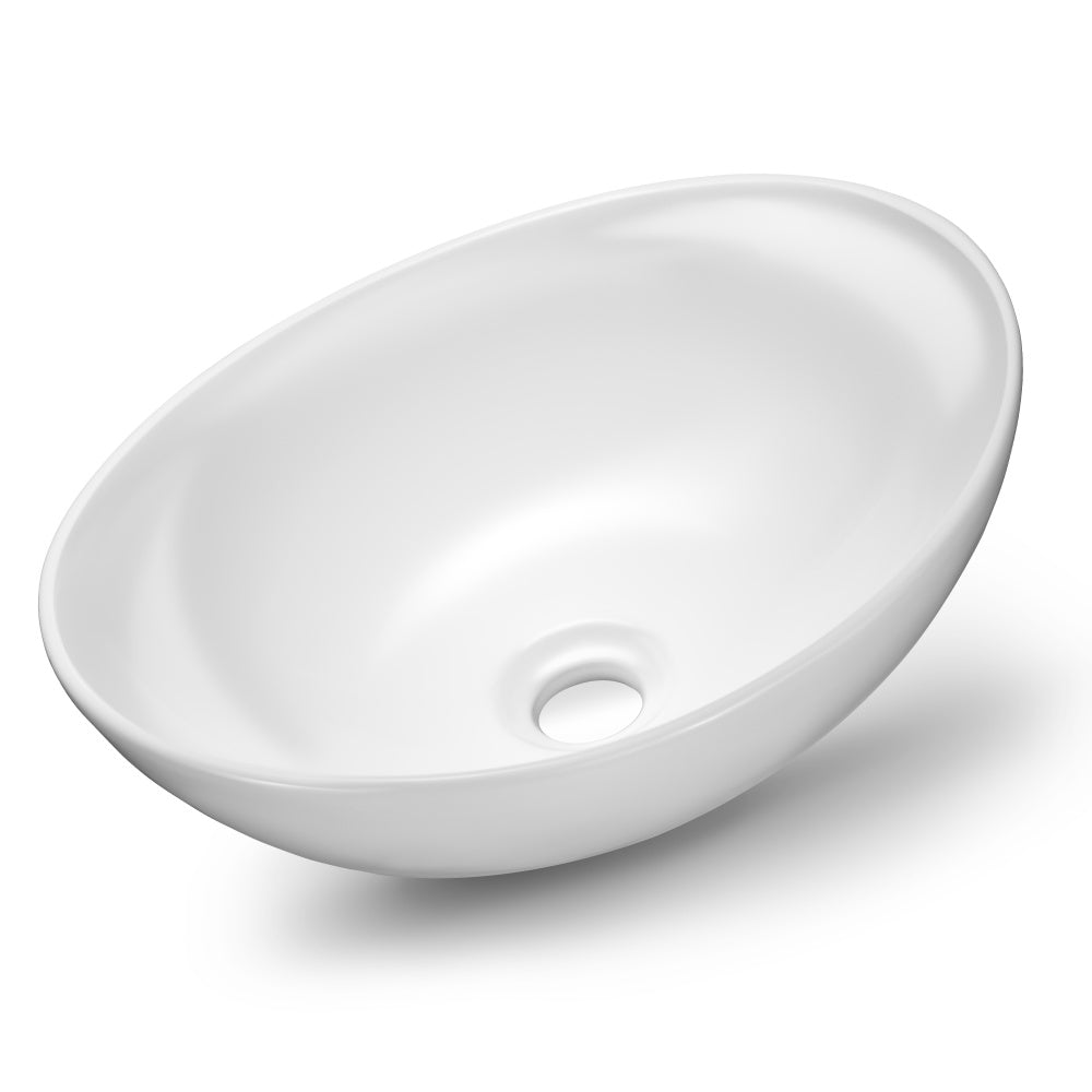 Ovales Premium Waschbecken mit Lotus-Effekt