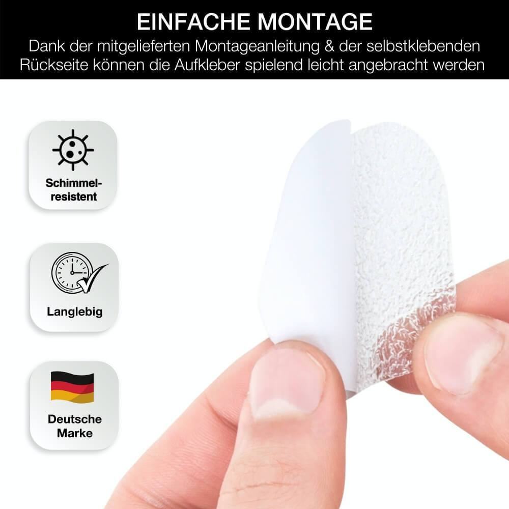 20x Anti-Rutsch Pads Badewanne Dusche Treppe Antirutschmatte Sticker  Transparent